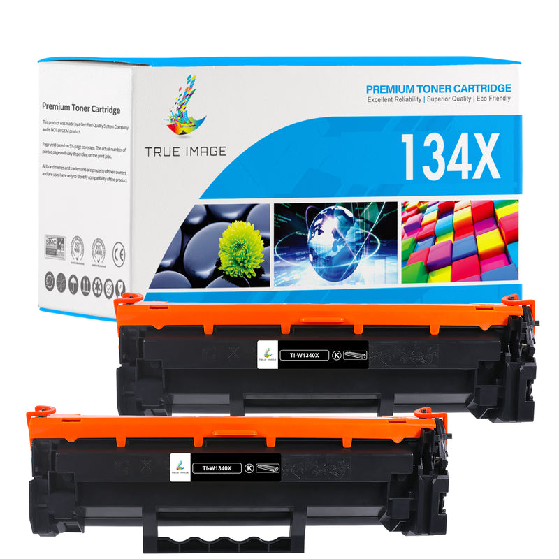 HP 134X black toner set