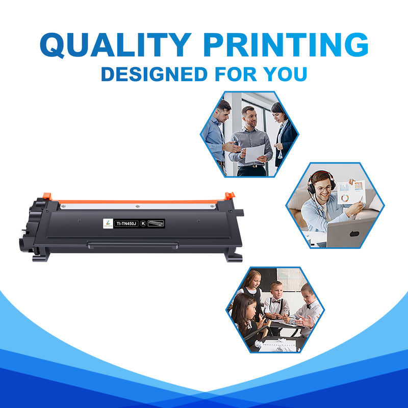 true image compatible Brother TN450 jumbo toner cartridges
