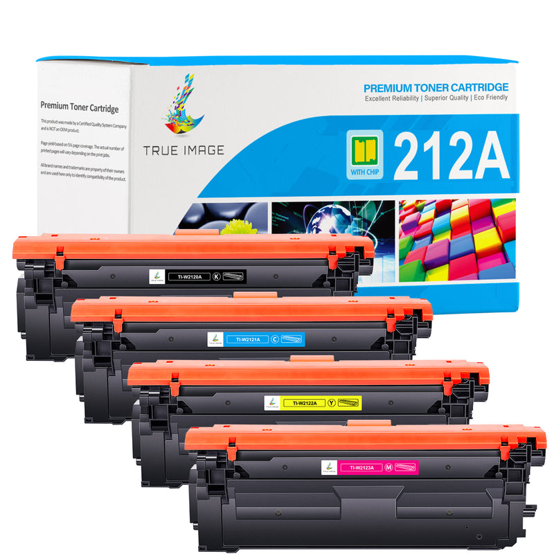 HP 212A toner cartridges 4-pack