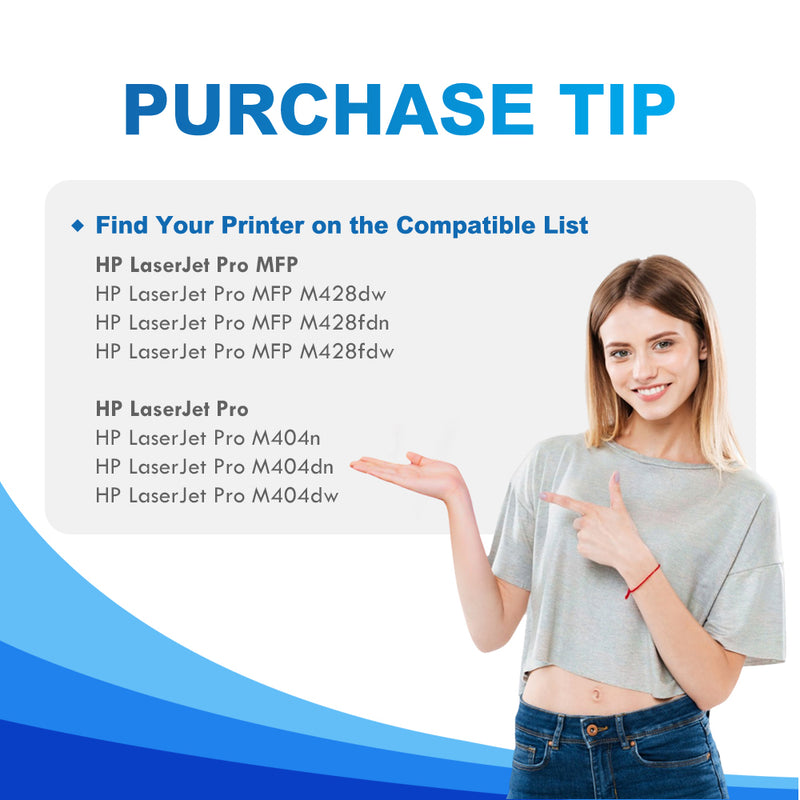 hp 58X toner compatible printers