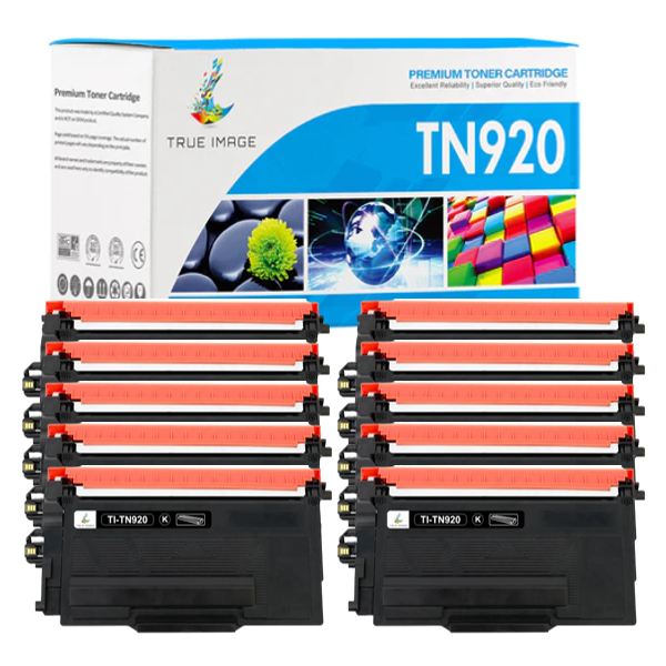 Compatible Brother TN920 Black Toner Cartridge (TN-920) - 10 Pack