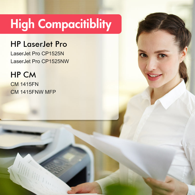 CE323A - Compatible HP 128A Magenta Toner Cartridge - 1,300 Pages