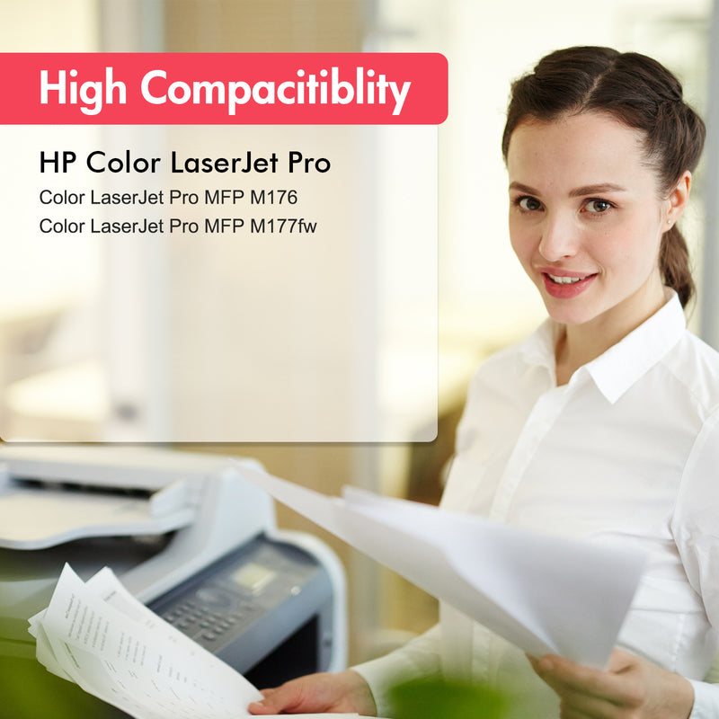 CF353A - Compatible HP 130A Magenta Toner Cartridge - 1,000 Pages