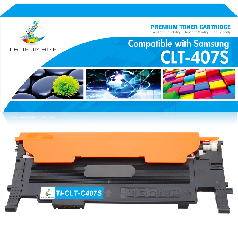 Samsung Compatible CLT-C407S/XAA Cyan Toner Cartridge